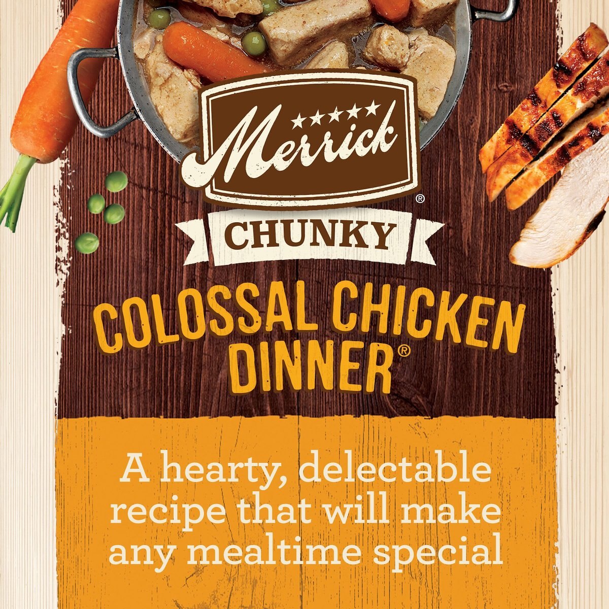 Merrick Chunky Grain-Free Colossal Chicken Dinner Canned Dog Food