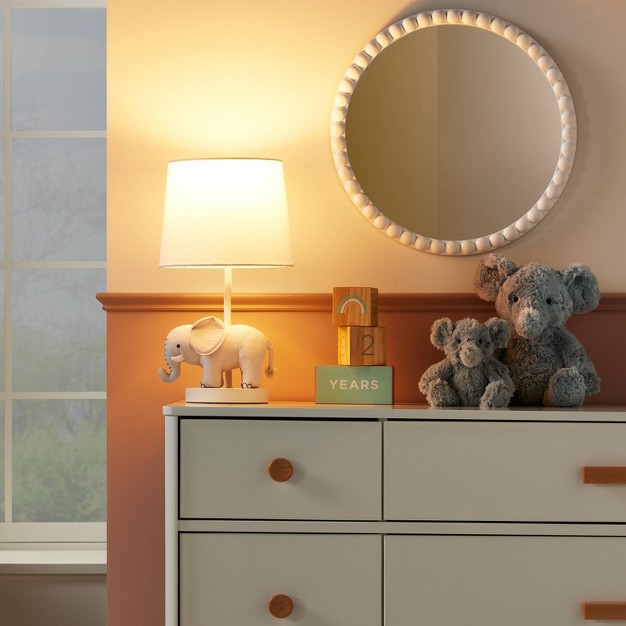 Plush Elephant Table Lamp includes Led Light Bulb