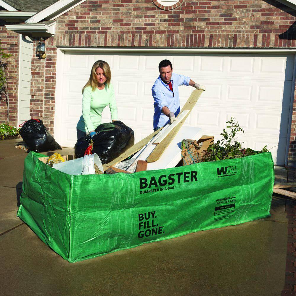 WM Bagster Dumpster in a Bag (Holds up to 3300 lb.) 775-658