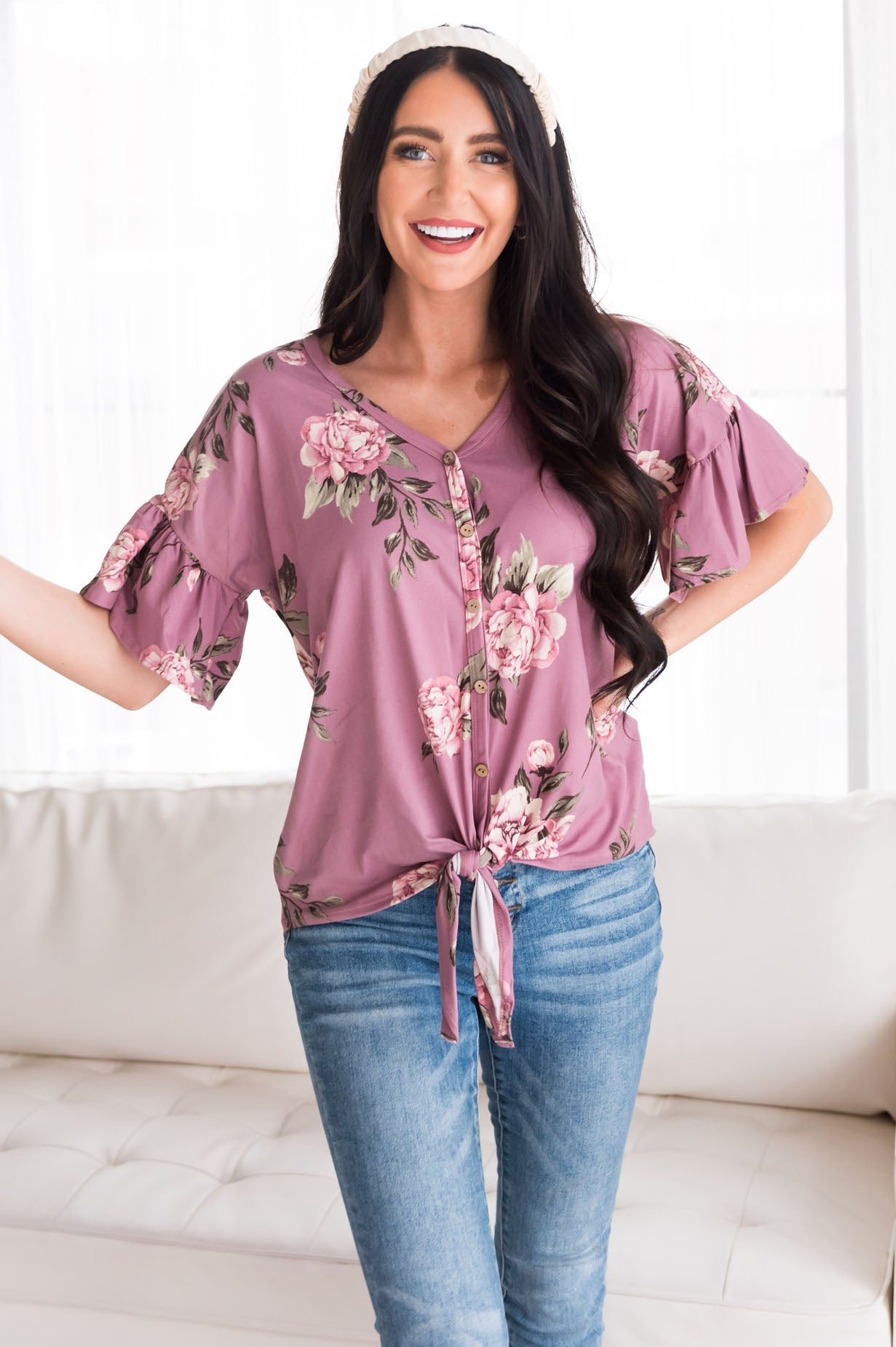 Floral Cutie Modest Top