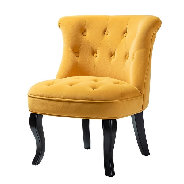 Christi Upholstered Tufted Wingback Accent Chair by HULALA HOME