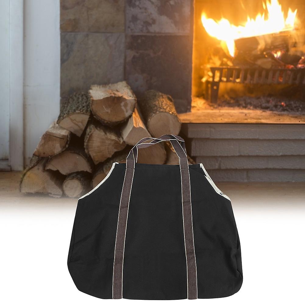 Large Capacity Wood Log Carrying Bag Outdoor Firewood Carrier Holder