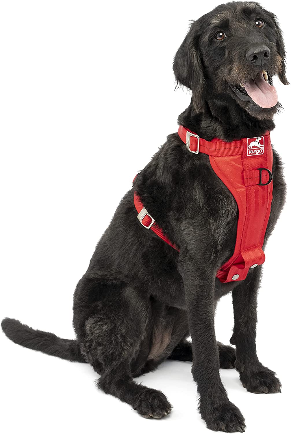 Dog Harness - Kurgo Tru-Fit Enhanced Strength Crash Tested Smart Car， X-Large， Red