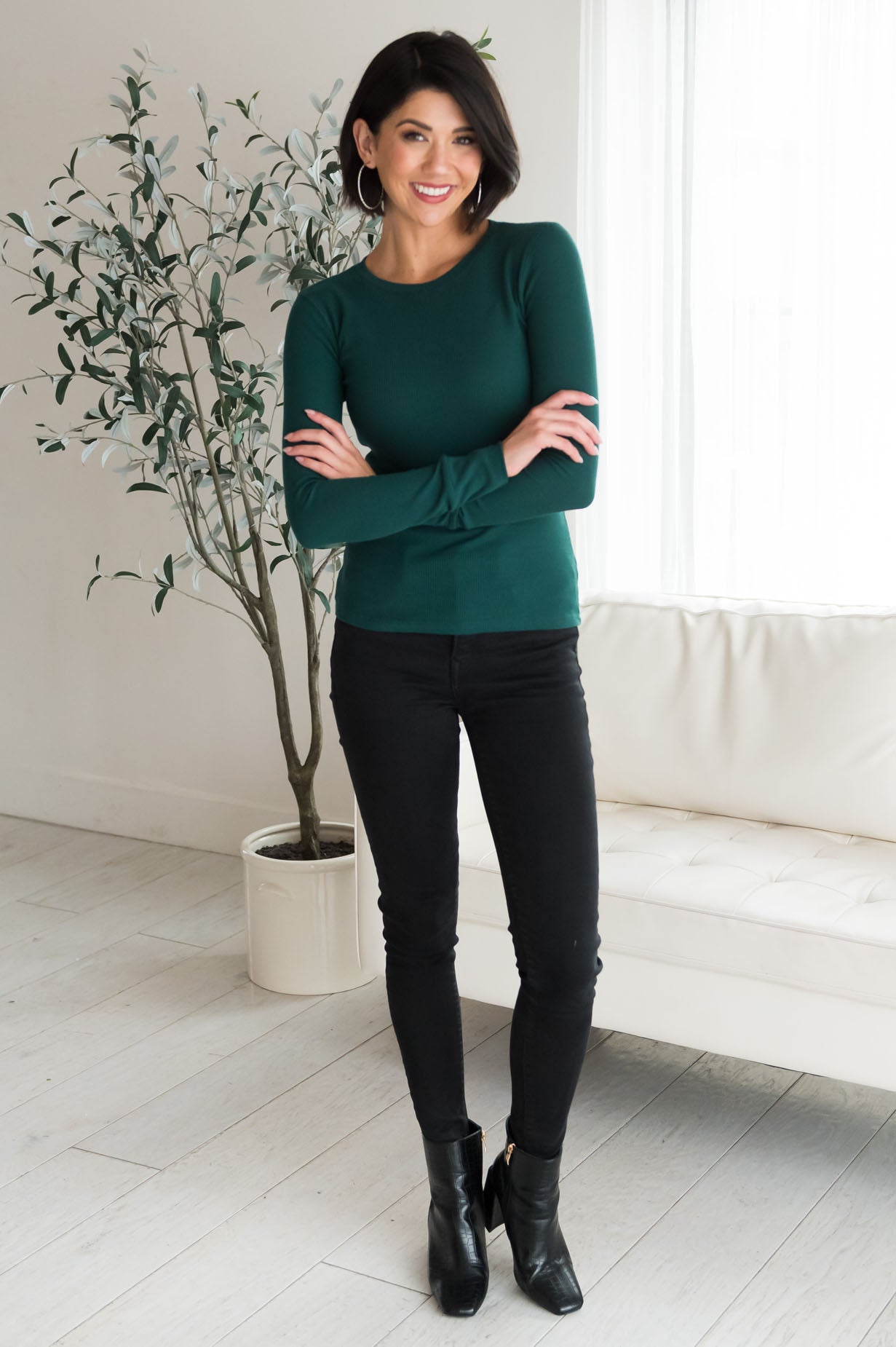 Warm Embrace Modest Thermal Top