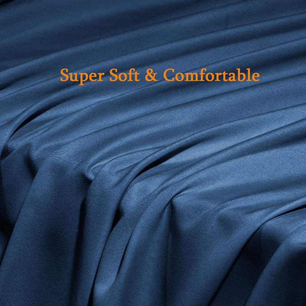 Super Soft 1800 Thread Count Luxury Egyptian Wrinkle Hypoallergenic 6 pcs Bed Sheet Set