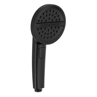 Delta 3-Spray Patterns 1.75 GPM 4.13 in. Wall Mount Handheld Shower Head in Matte Black 59386-BL