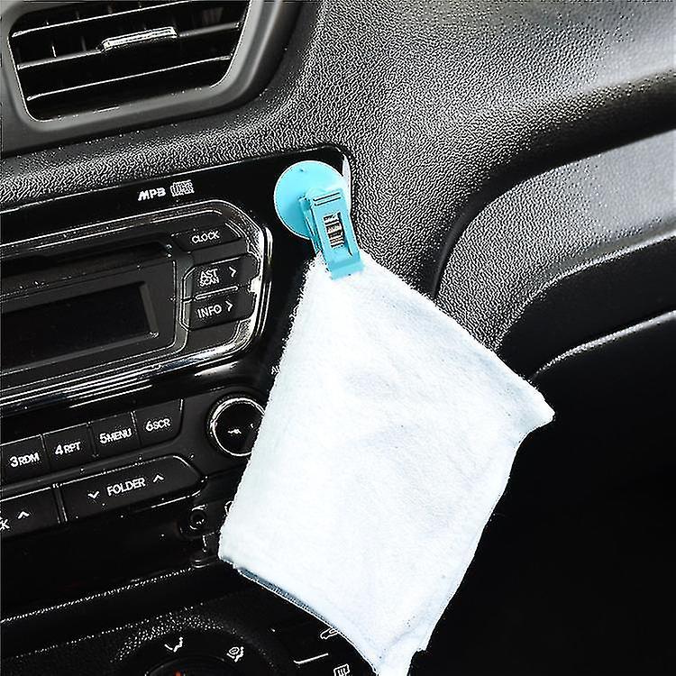 Car Permit Holder Clip， Windscreen Parking Ticket Holder With Sucker， Suction Cup Clip Clamp， Round Ticket And Note Holder， Advertising Pop Display Ho