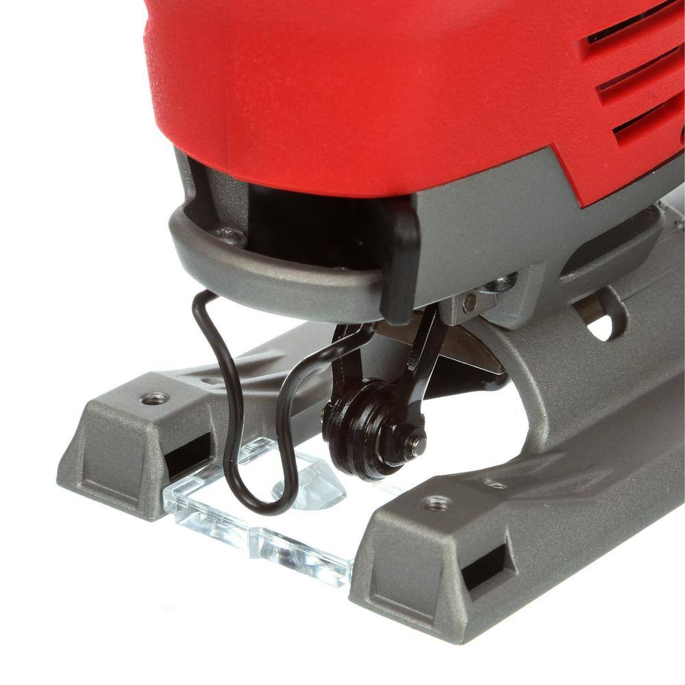 MW M12 12V Lithium-Ion Cordless Jig Saw with M12 38 in. Crown Stapler and 6.0 Ah XC Battery Pack 2445-20-2447-20-48-11-2460