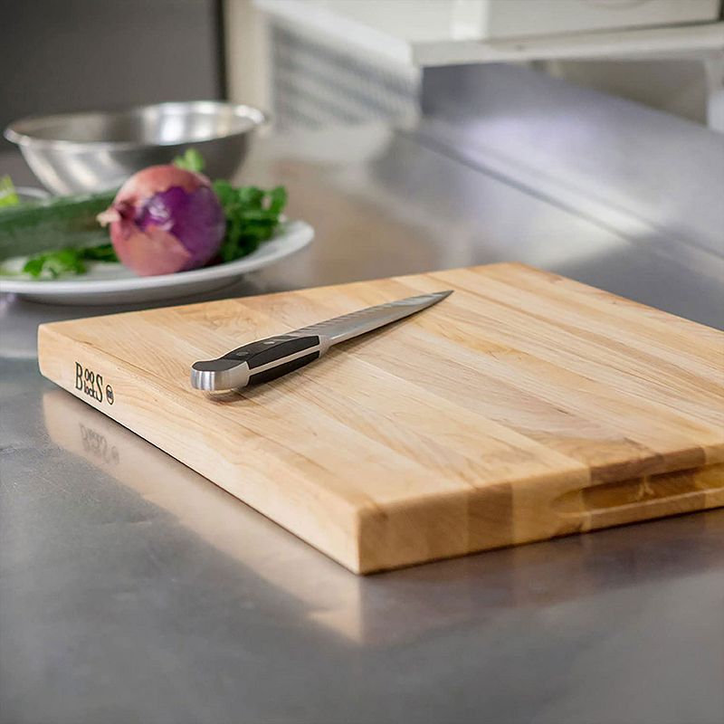 John Boos Maple Wood Edge Grain Reversible Cutting Board， 20 x 15 x 1.5 Inches