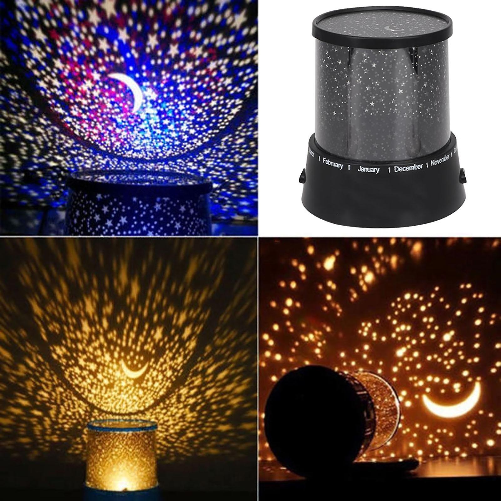 Plastic Sky Star Night Light LED Projection Decoration Lamp for Bedroom Christmas Gift