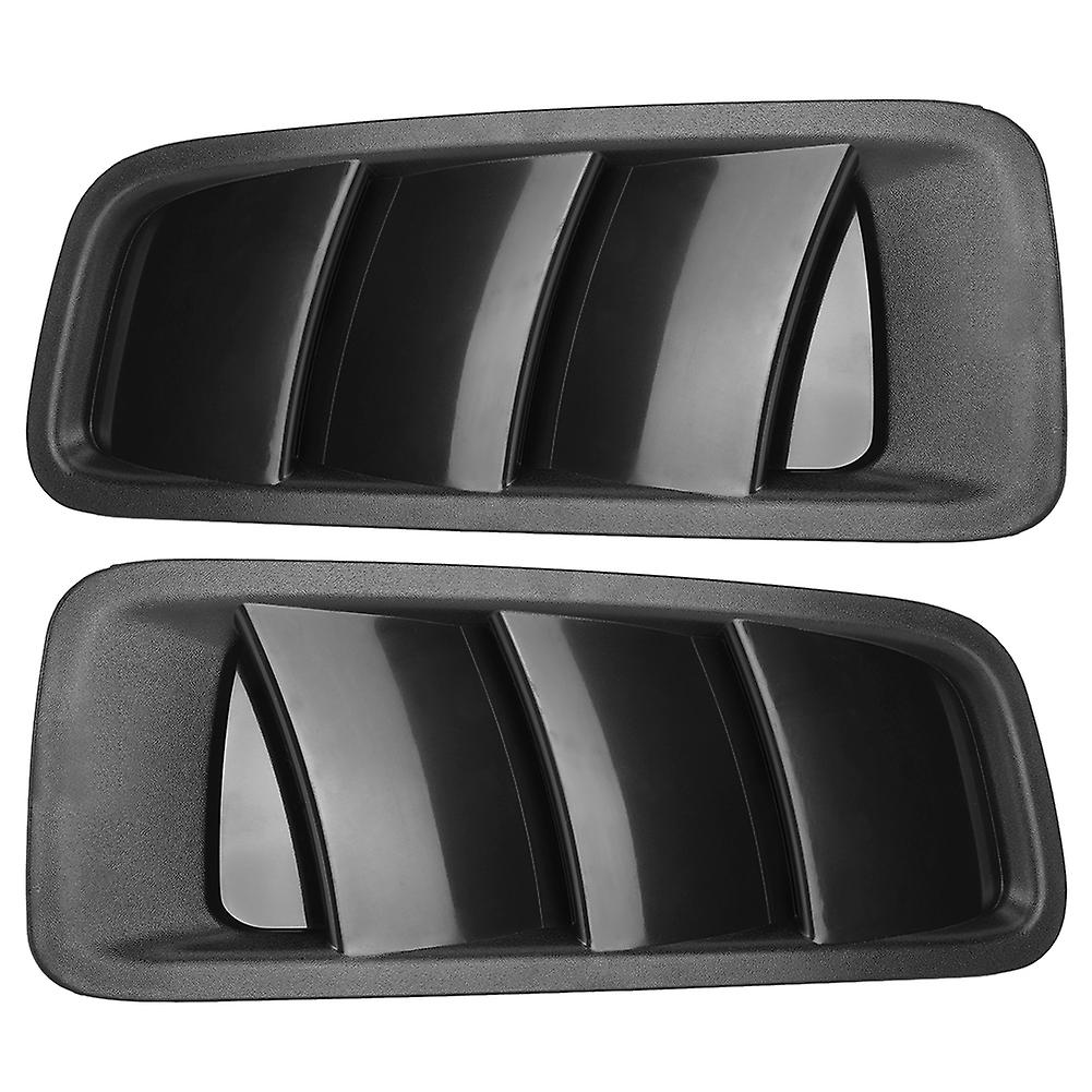 2pcs Car Engine Hood Air Outlet Vent Cover Trim Fit For Jeep Wrangler Jl 2018-2019