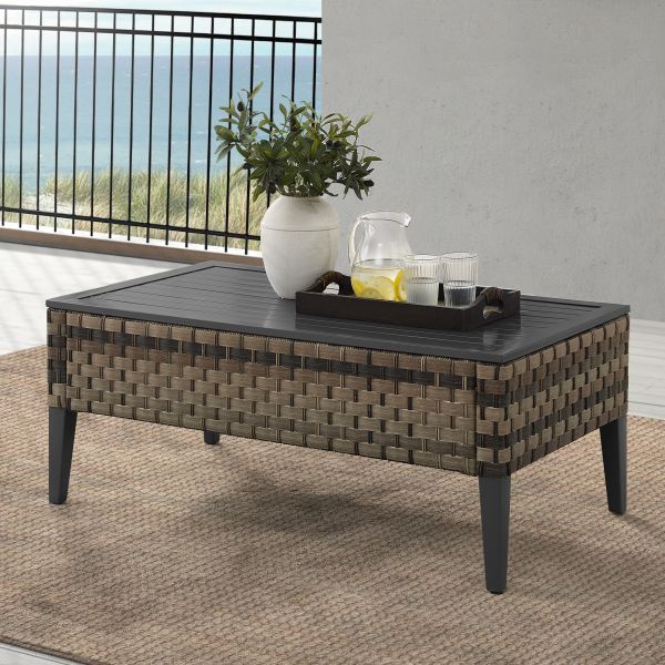 Prescott Outdoor Wicker Coffee Table