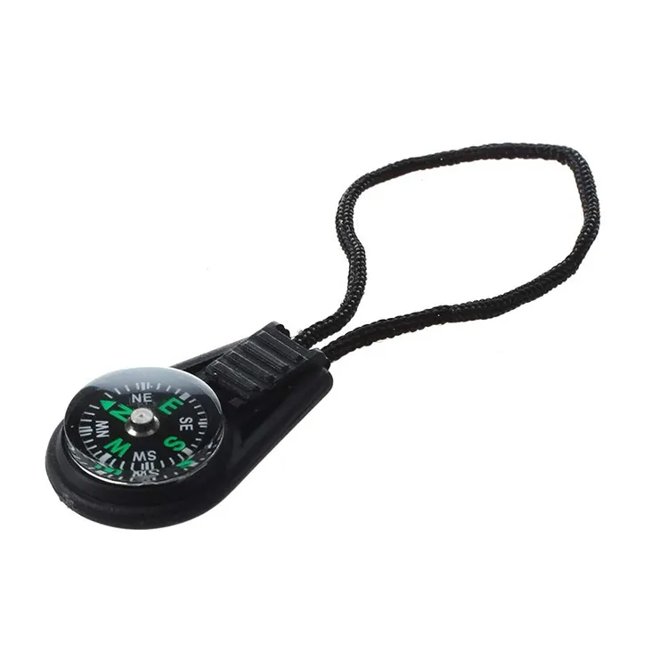 Outdoor Camping Hiking Pocket Mini Survival Compass for Bracelet Necklace Key Chain