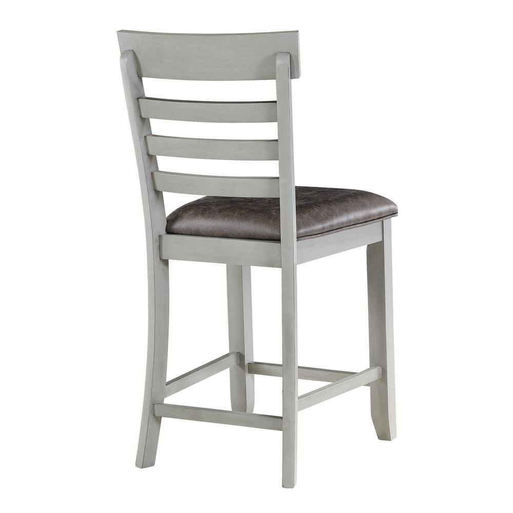 Steve Silver Hyland Gray 24 in. Counter Height Dining Chair (Set of 2) HY500CC