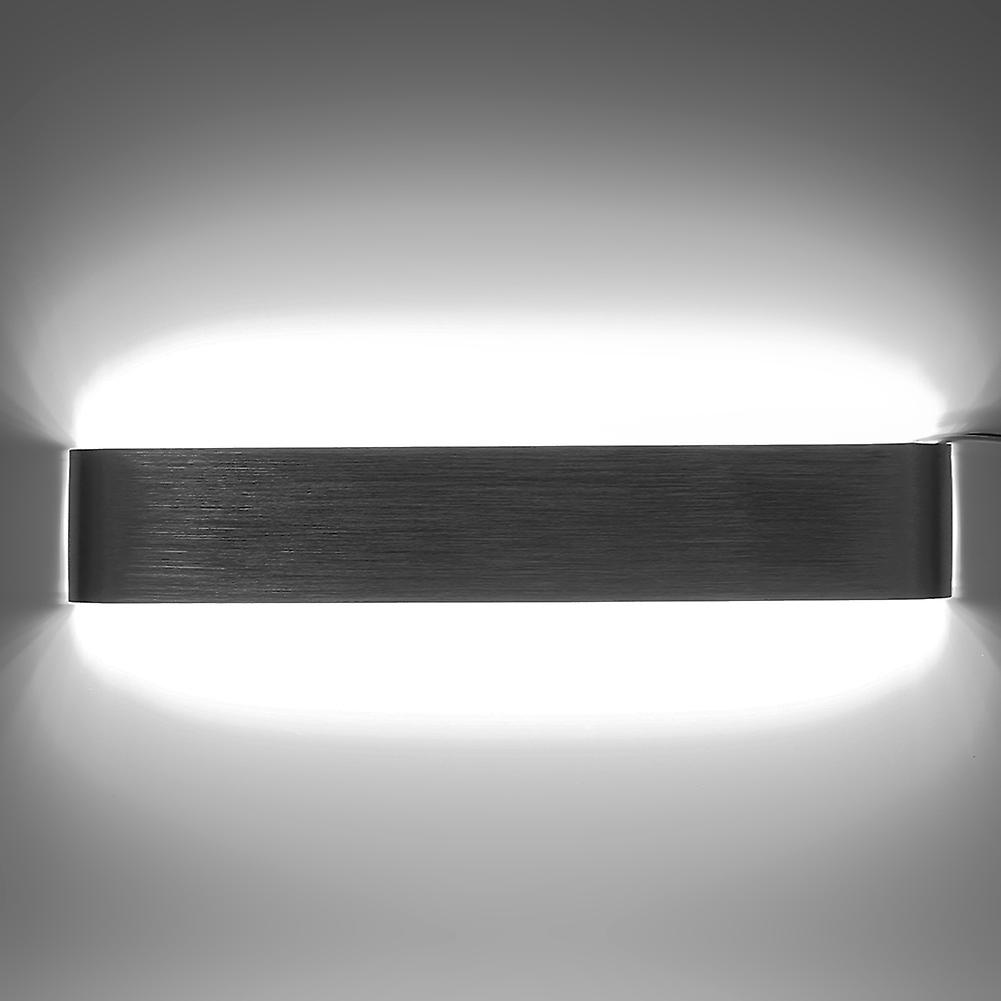 18w Modern Minimalist Aluminum Led Wall Lamp Bedside Hallway Bathroom Light (silver Cool White)