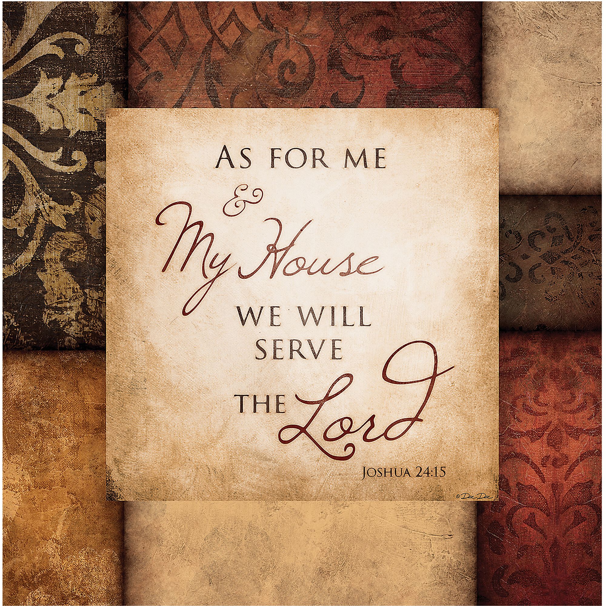 Thirstystone Drink Coasters， Serve the Lord， Set of 4