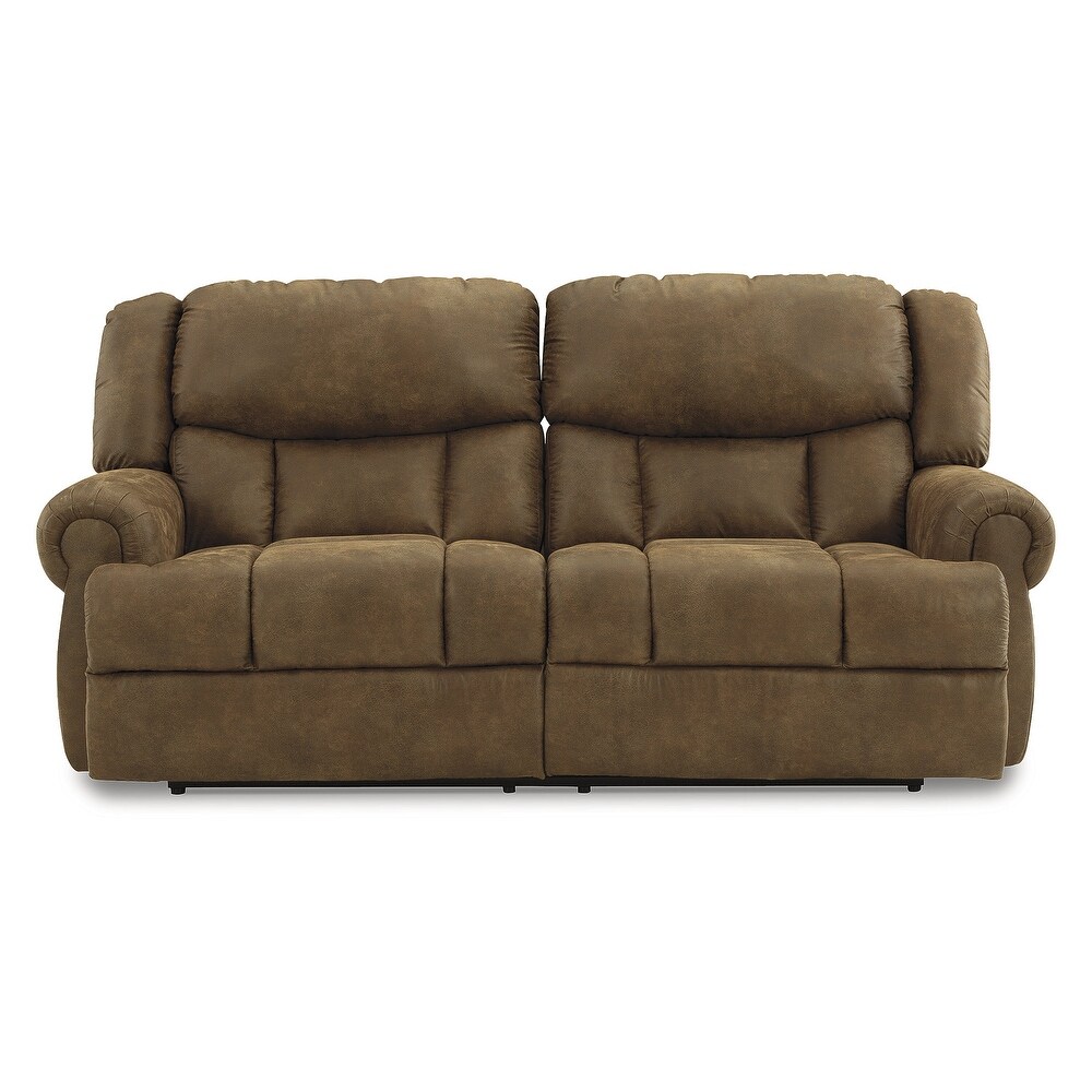 Signature Design by Ashley Boothbay Brown Reclining Sofa   92\