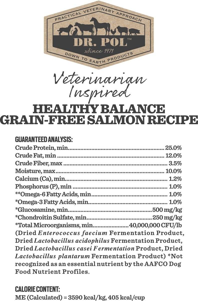 Dr. Pol Healthy Balance Salmon Recipe Grain-Free Dry Dog Food