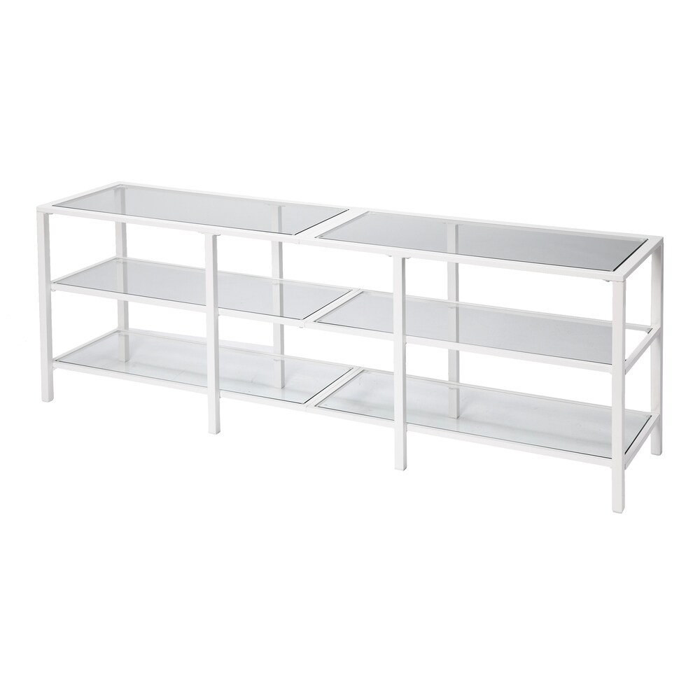 SEI Furniture Liberty Metal and Glass Media TV Stand for TV's up to 68\