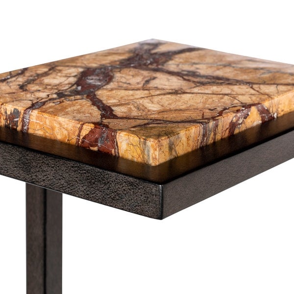 Artistic Weavers Trarna Contemporary Marble Topped End Table - 23