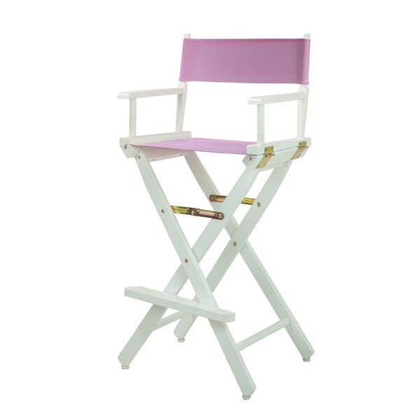 White Frame 30-inch Director's Chair