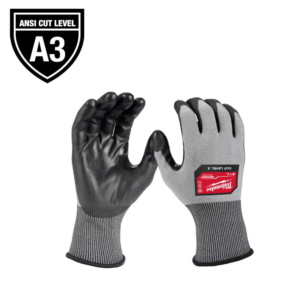 Milwaukee Cut Level 3 Gloves High Dexterity Polyurethane Dipped 48-73-8730M910 from Milwaukee