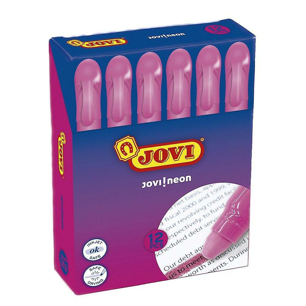 Fluorescent Marker Jovi Jovi!neon Fuchsia (12)