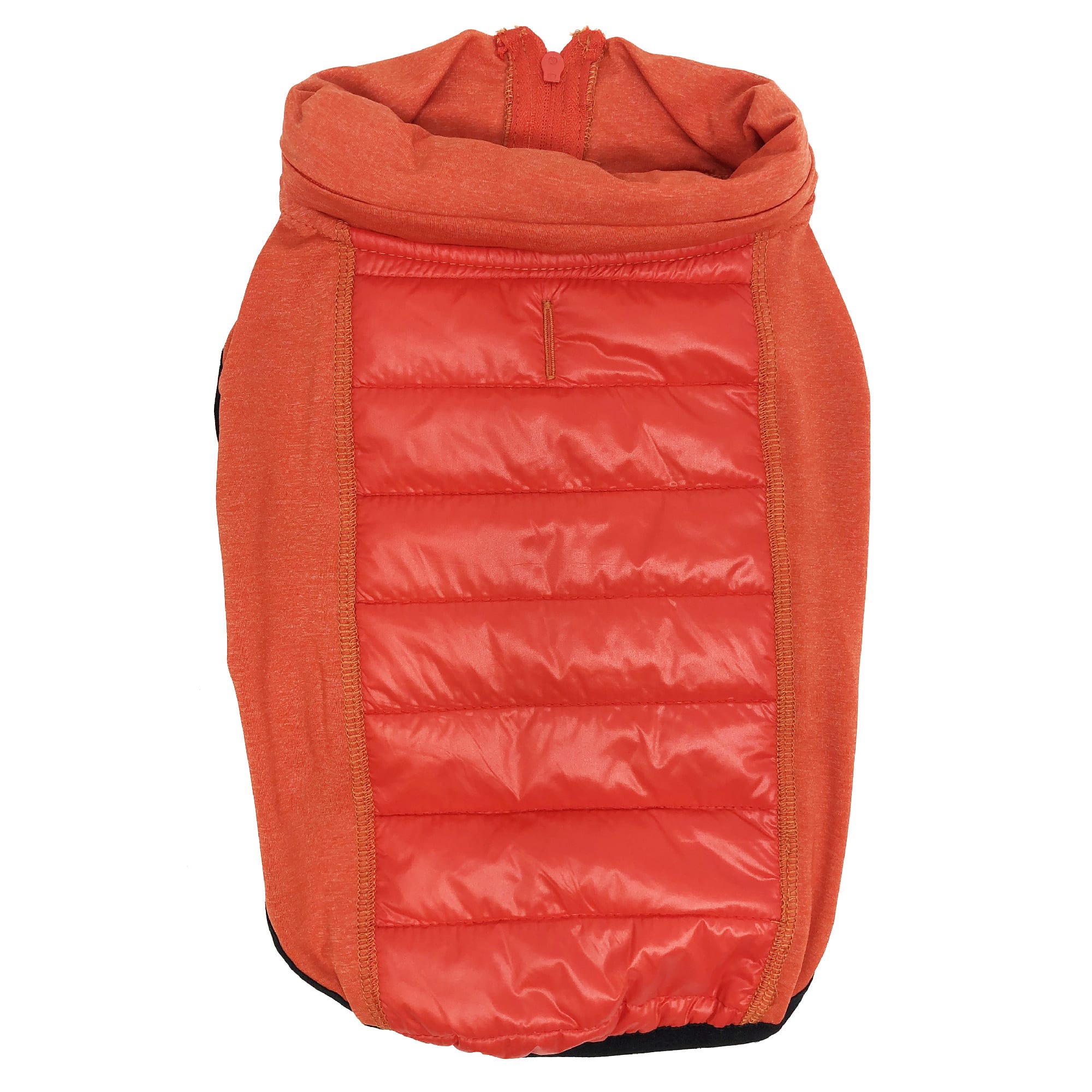 Pet Life Red Apex Lightweight Hybrid 4-Season Stretch and Quick-Dry Dog Coat with Pop Out Hood， X-Small