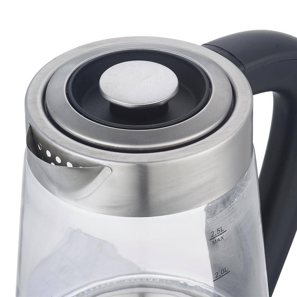 Winado 10.4-Cup Glass and Stainless Steel Electric Kettle with Temperature Control 056246322246