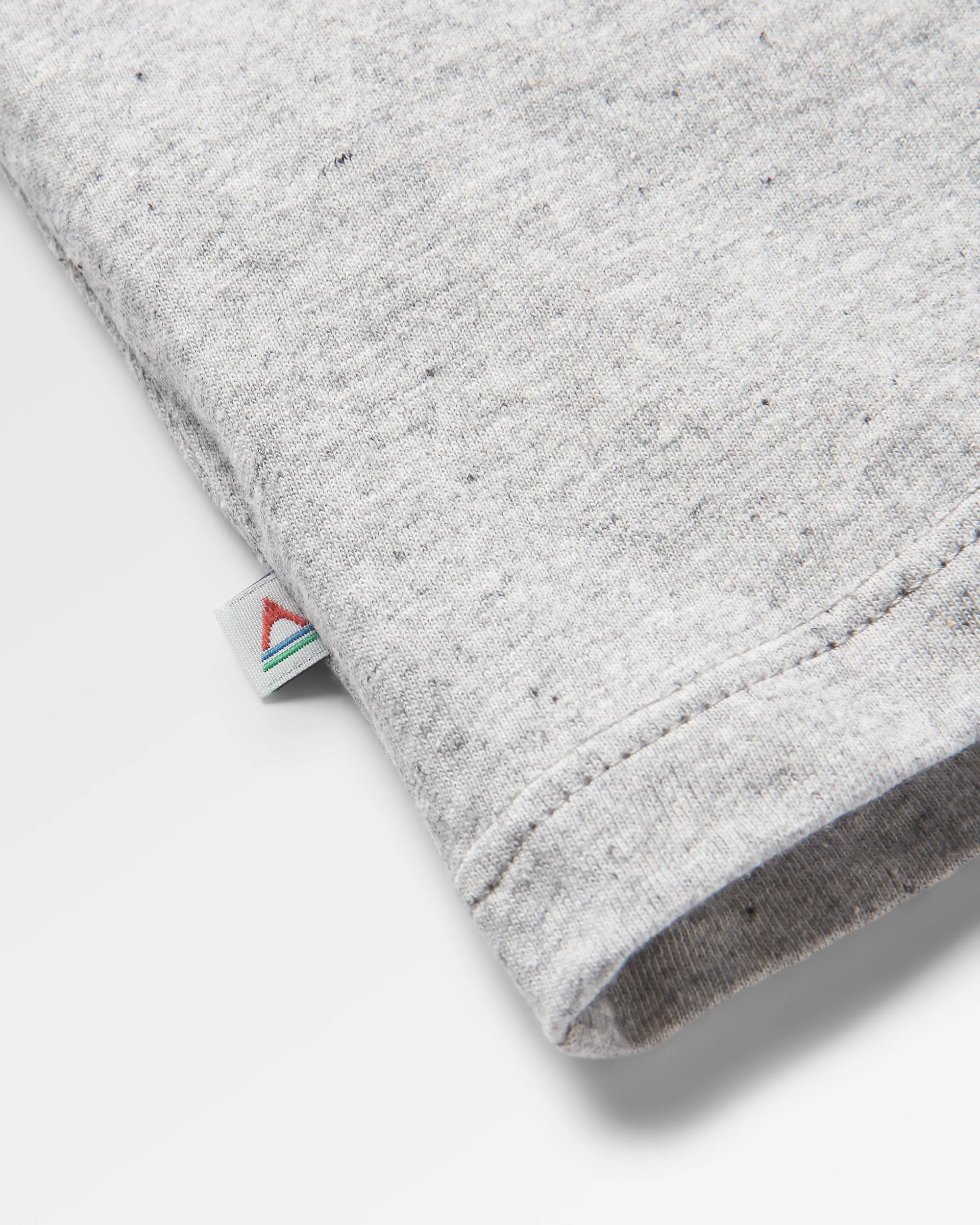 Classic Logo Recycled Cotton T-Shirt - Mid Grey Marl