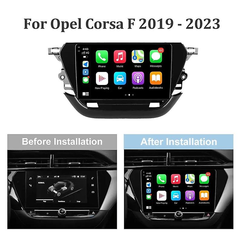 For Opel Corsa F 2019   2023 Car Radio Multimedia Video Player Navigation GPS Android 2 din dvd