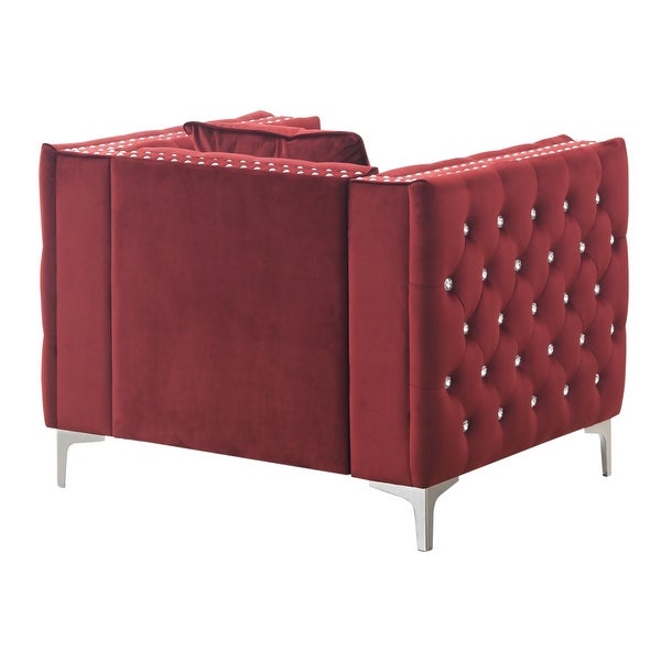 Paige Tufted Velvet Living Room Chair