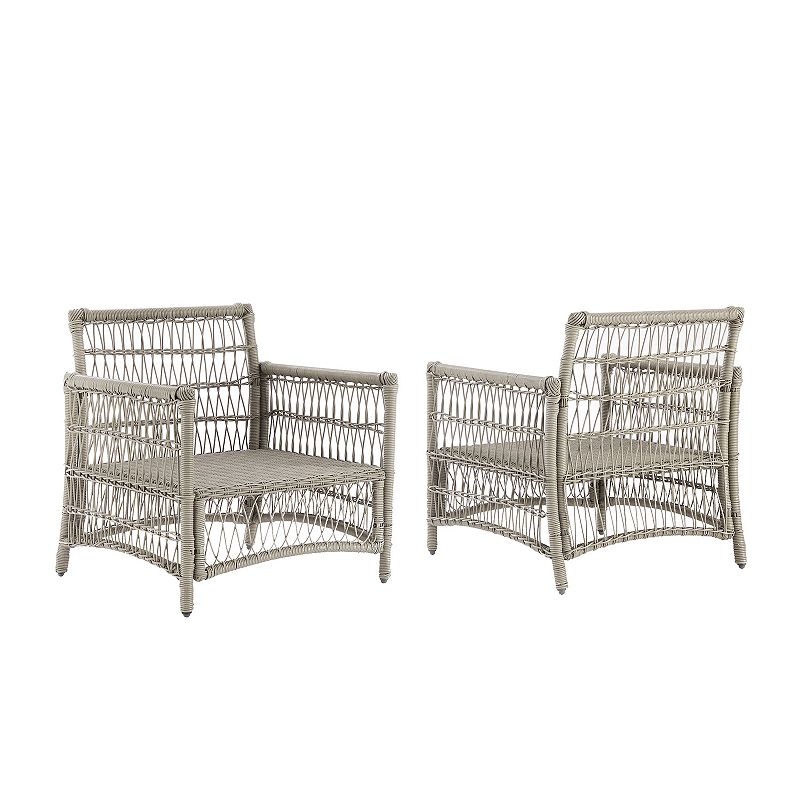 Crosley Thatcher Outdoor Wicker Armchair 2-pc. Set