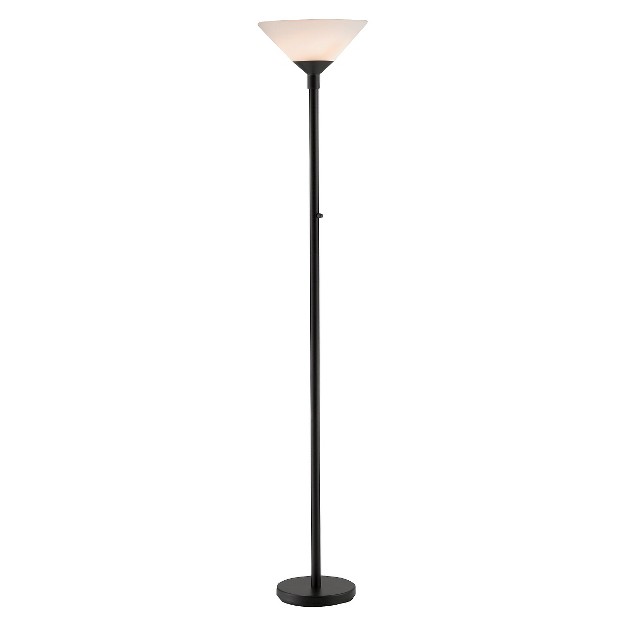 Aries Floor Lamp Black Adesso