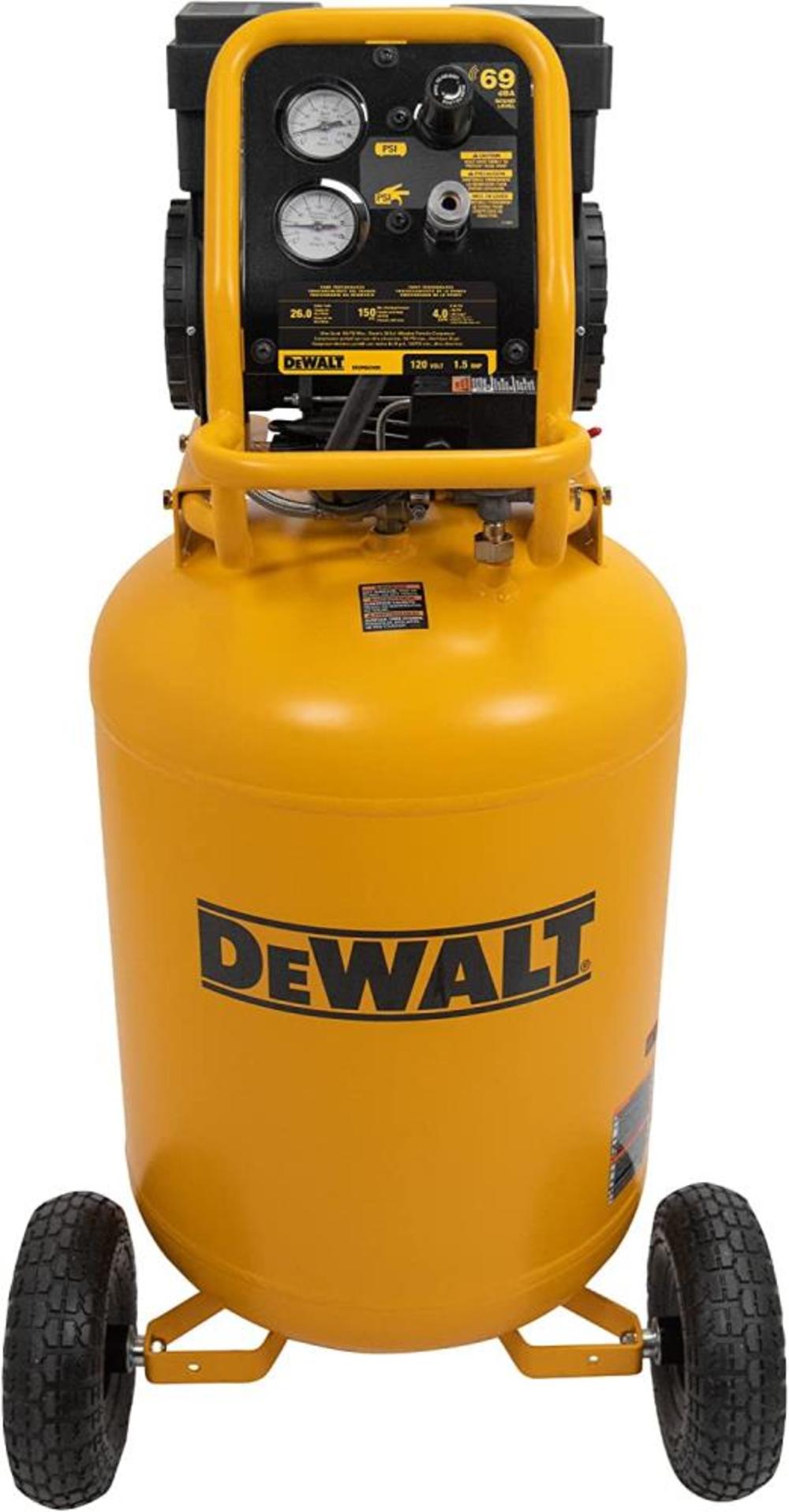 DW 26 Gallon Air Compressor 1.5HP 150 PSI Portable Electric Ultra Quiet DXCMSAC260 from DW