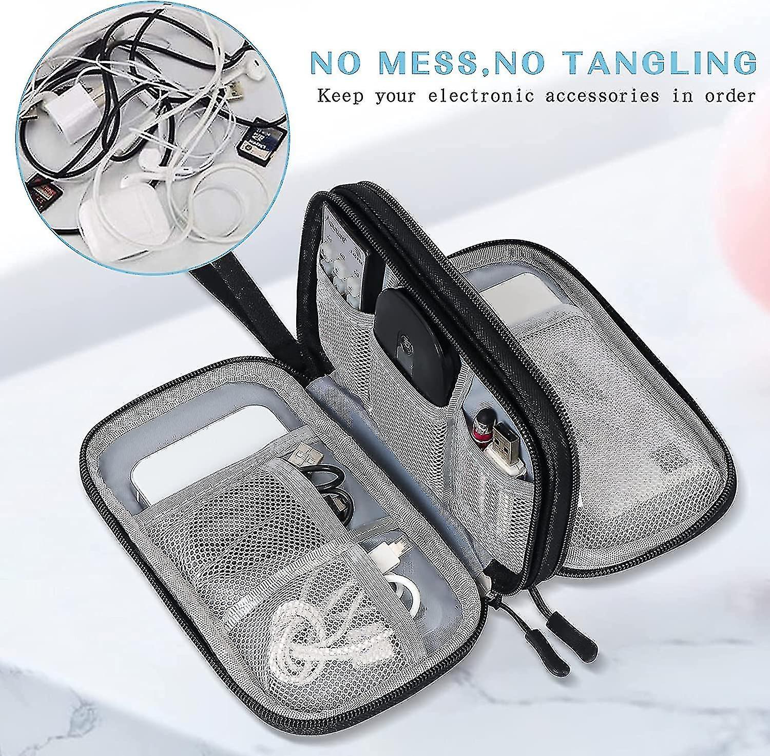 Cable Bag， Electronics Bag Organizer， Cable Organizer， Cable Case， Electronics Accessories Organizer Bag， Universal Bag For Accessories， Mobile Phone