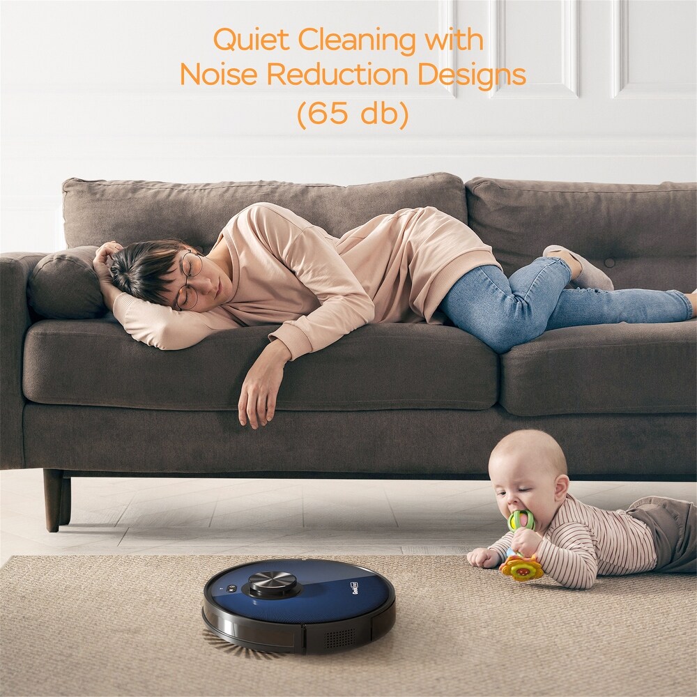 Smart Robot Vacuum Cleaner Mop  Ideal for Pets and Larger Home