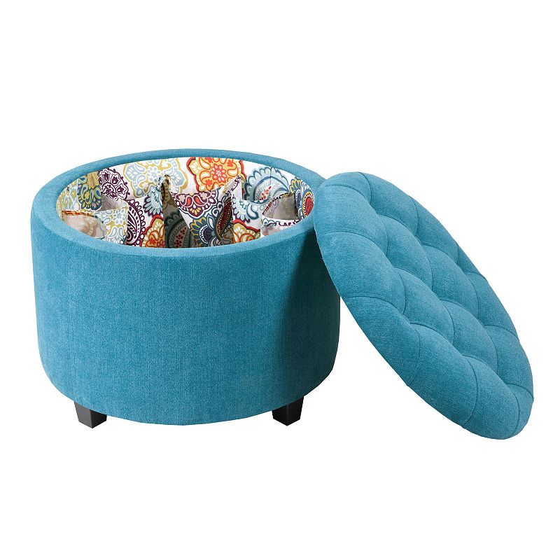 Madison Park Sasha Storage Ottoman