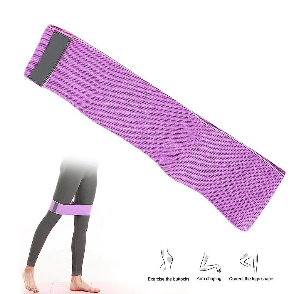 High Flexibility Buttocks Training Loop Belt Resistance Pull Strap Leg Slimming For Fitness Yoga Pilatespurple