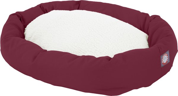 Majestic Pet Sherpa Bagel Bolster Dog Bed