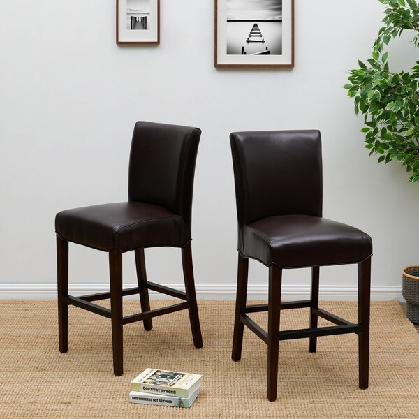 Milton Bonded Leather Counter Stool