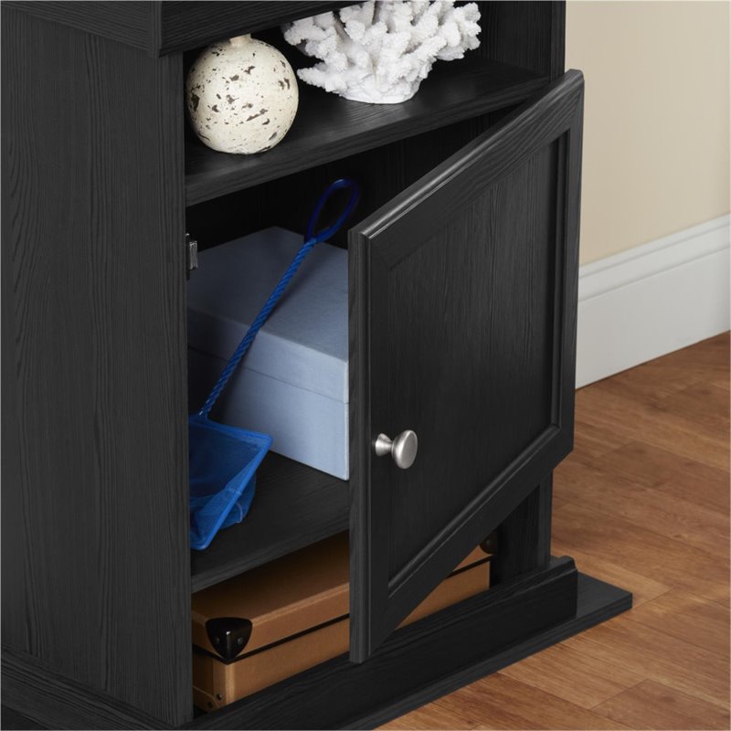 Bowery Hill 10/20 Gallon Aquarium Stand in Black Oak