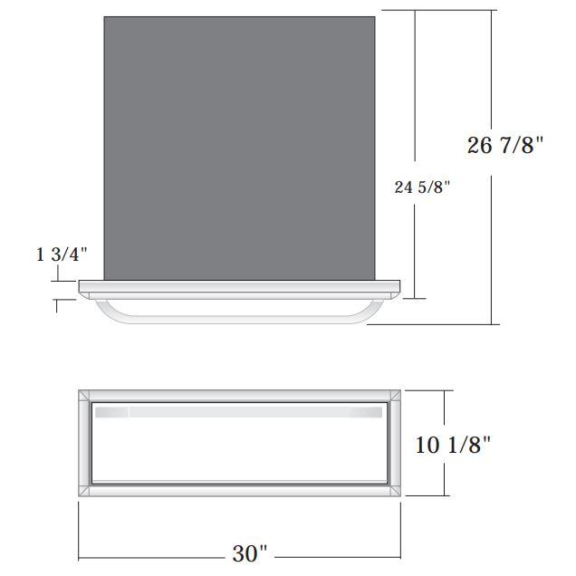 Frigidaire Gallery 30-inch Warming Drawer CFEB30XPFS