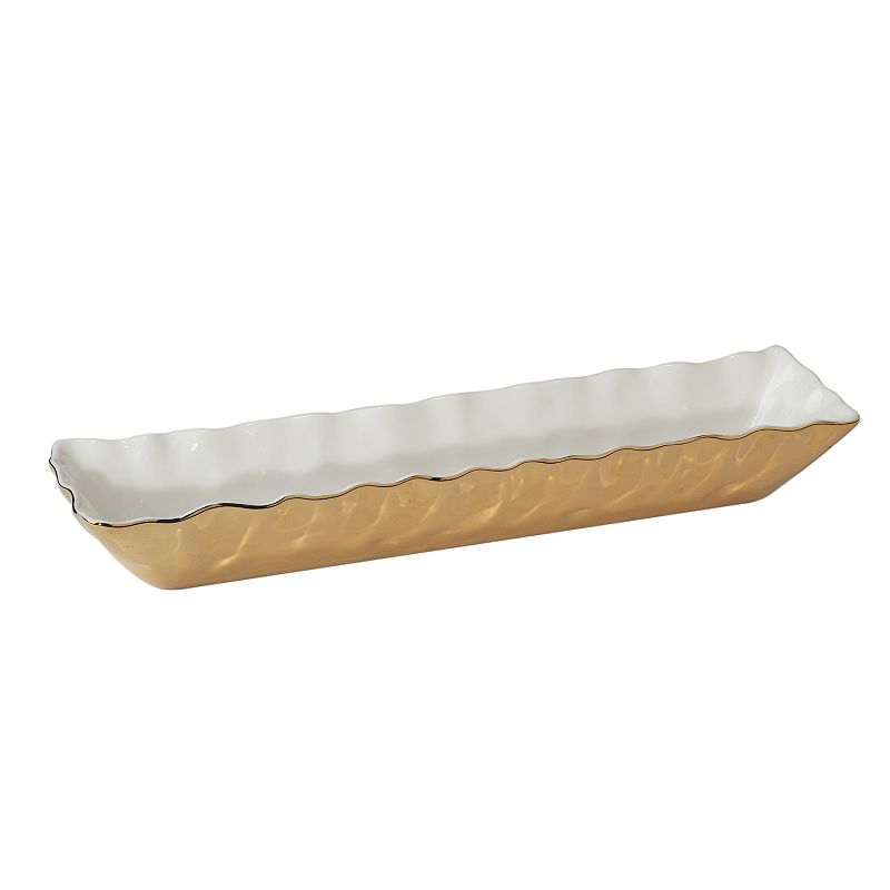 Certified International Gold Coast Cracker Tray