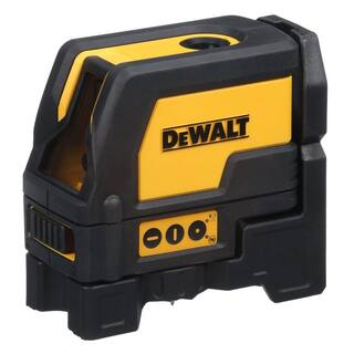 DW 165 ft. Red Self-Leveling Cross-Line and Plumb Spot Laser Level with (3) AAA Batteries  Case DW0822