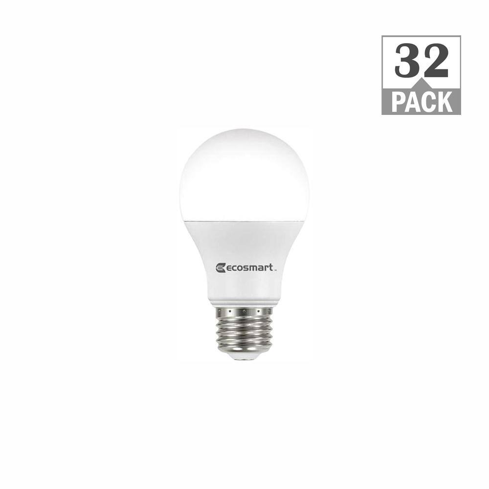 60-Watt Equivalent A19 Non-Dimmable LED Light Bulb Daylight (32-Pack) B7A19A60WUL38