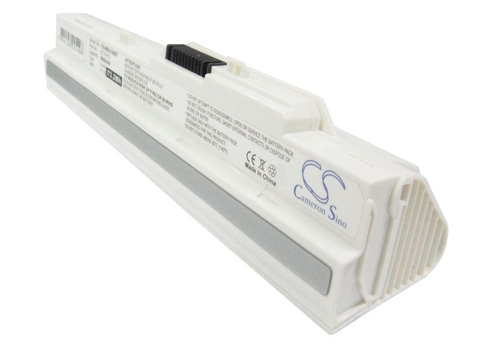 Advent 4211 4212 White 6600mAh Replacement Battery BatteryClerkcom Laptop and Notebook