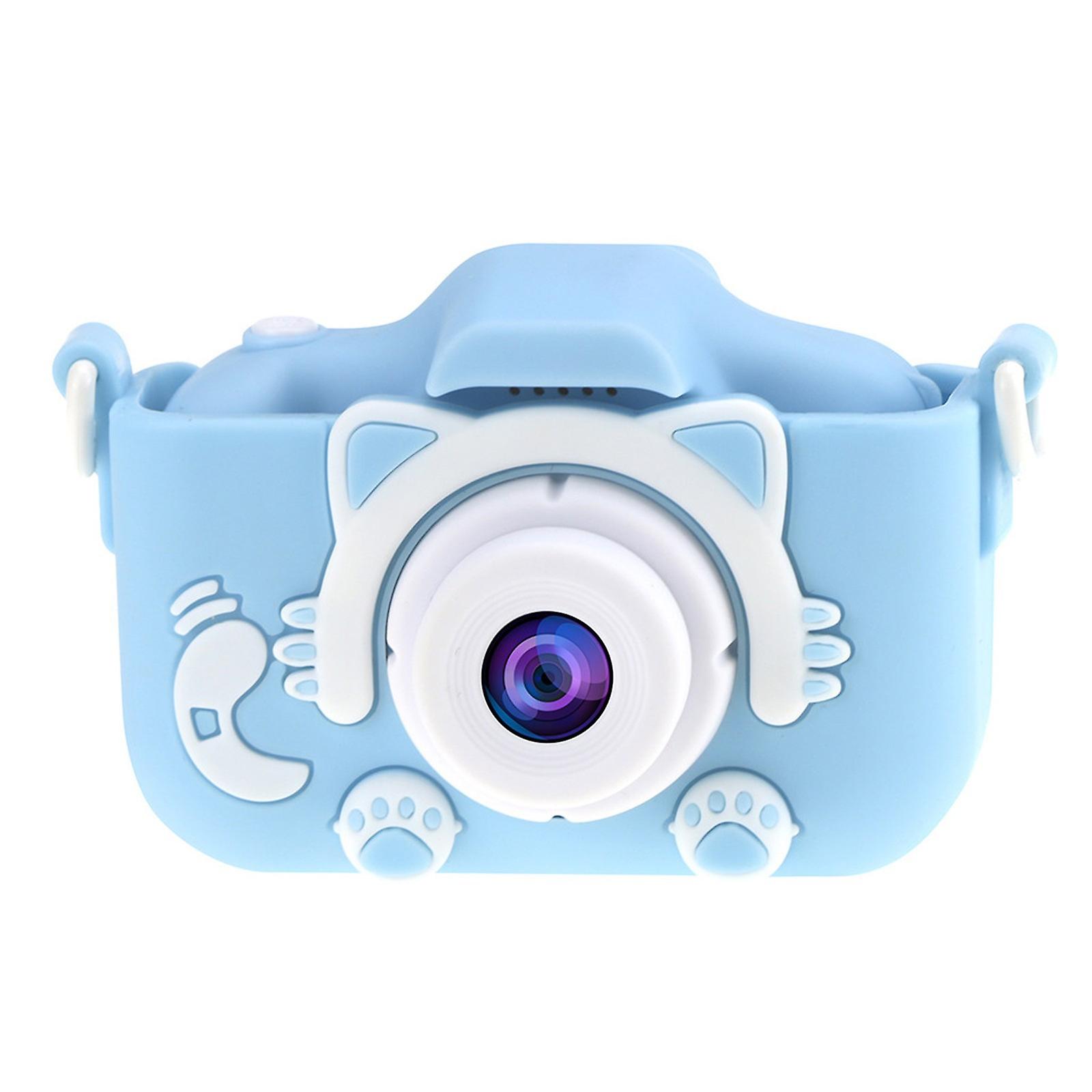 Kids Camera Mini Ips Screen 1080p Hd Digital Camera Toy Gift With 64gb Tf Card