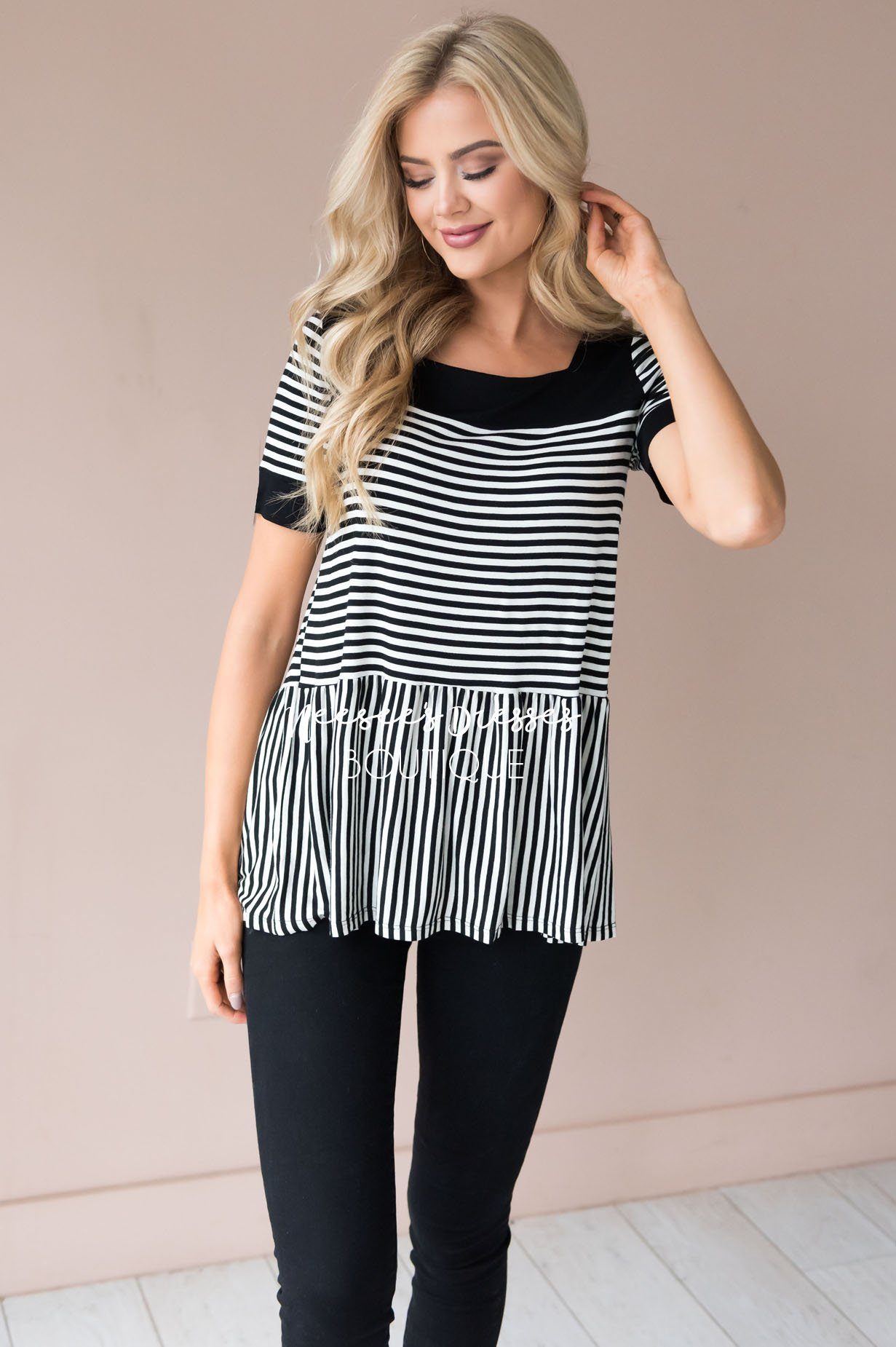 Always Smiling Peplum Blouse