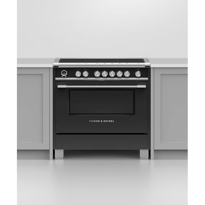 Fisher & Paykel 36-inch Freestanding Electric Range with Induction Technology OR36SCI6B1